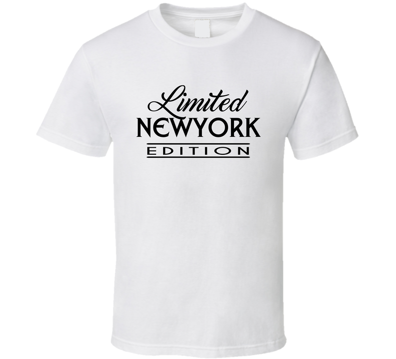 Limited Newyork	Edition Usa City Fan T Shirt