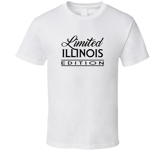 Limited Illinois Edition Usa State Fan T Shirt