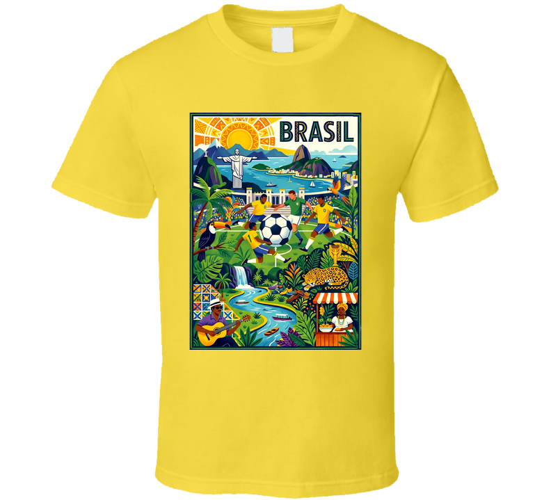 Brazil Fan World Cup 2026 T Shirt