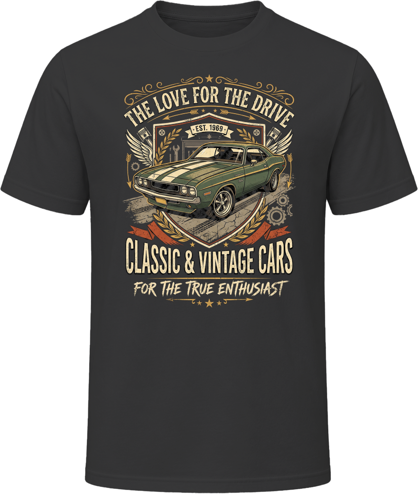 Retro Car Lover T Shirt