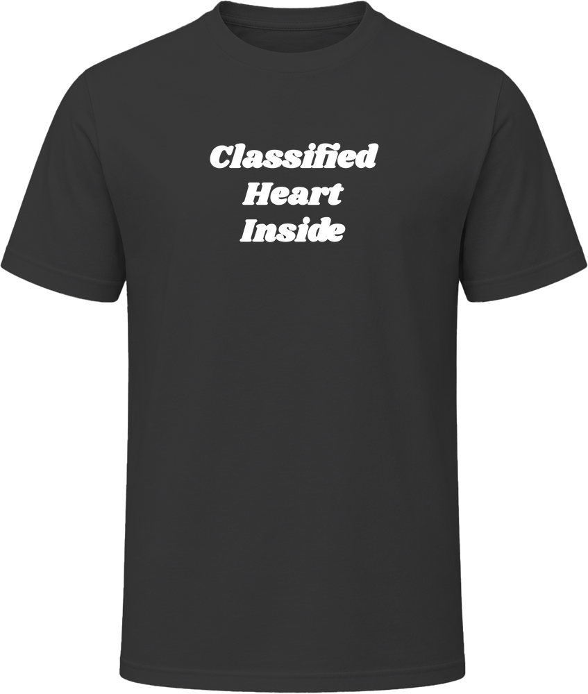 Classified Heart Inside Funny Cool T Shirt