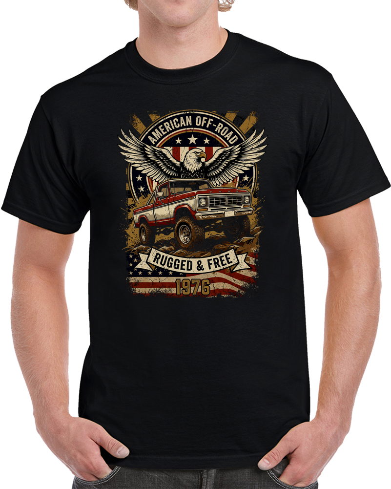 American Off-road Vintage Retro T Shirt
