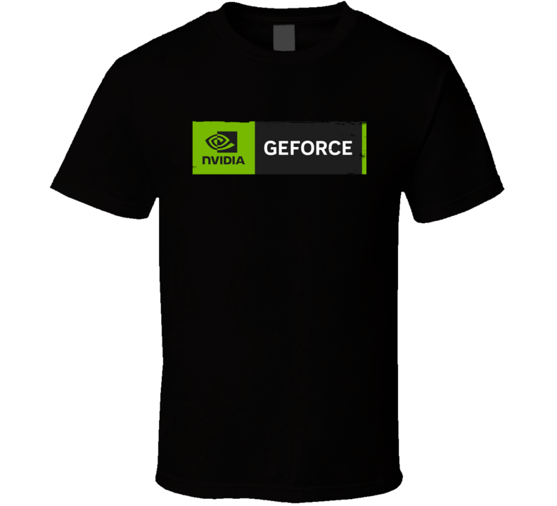 Nvidia Geforce Logo Distressed Cool T Shirt