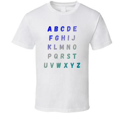 A To Z Kids T Shirt