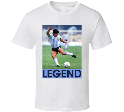Diego Maradona Legend Football Fan Gift T Shirt