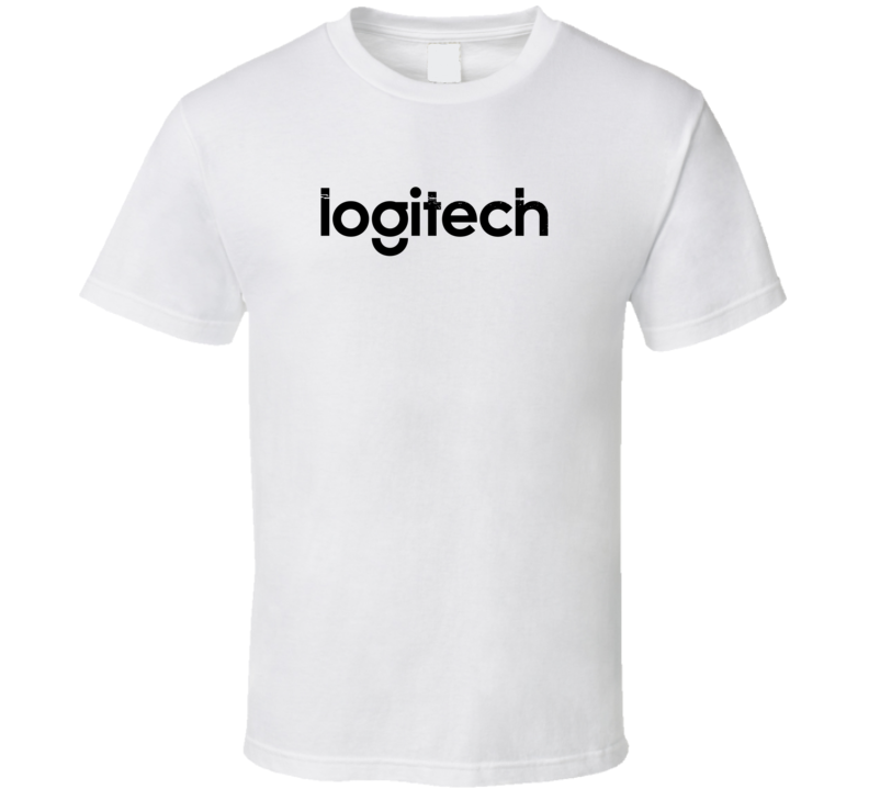 Logitech Logo Distressed Cool T Shirt