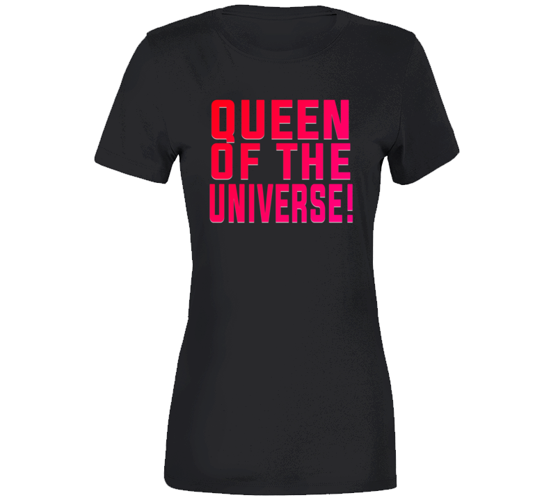Queen Of The Universe Paris Hilton Fan Ladies T Shirt
