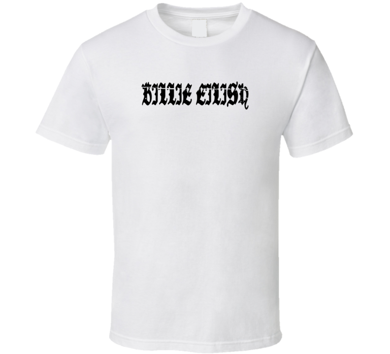 Billie Eilish Logo Distressed Cool T Shirt