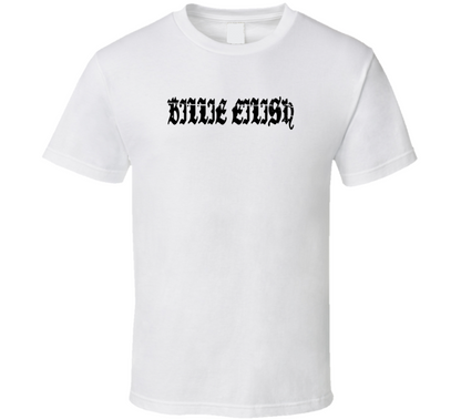 Billie Eilish Logo Distressed Cool T Shirt