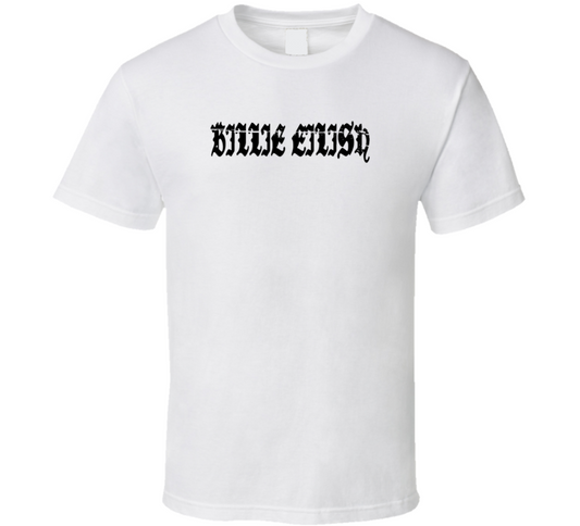 Billie Eilish Logo Distressed Cool T Shirt