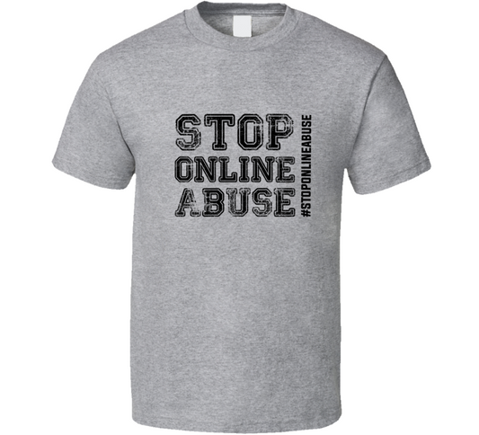 Hashtag Stop Online Abuse T Shirt