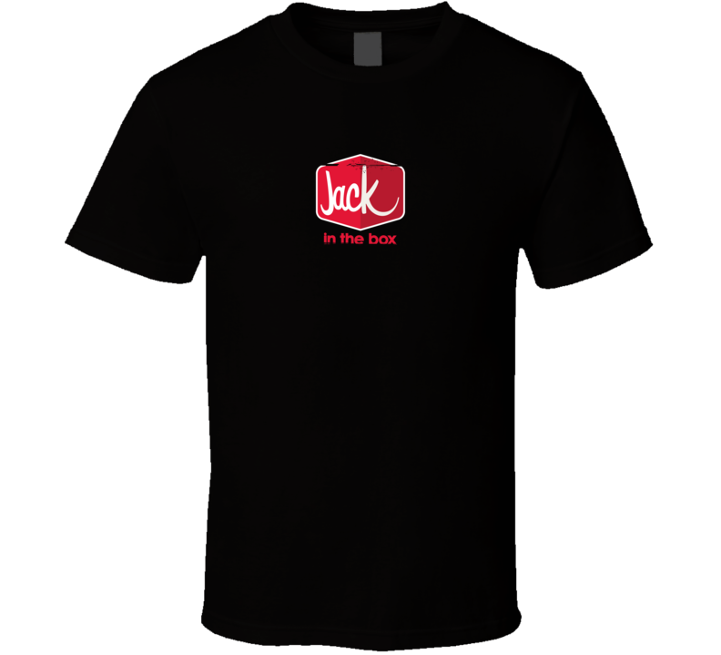 Jack In The Box Logo Distressed Cool T Shirt