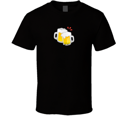 Cheers Emojis Logo Distressed Cool T Shirt