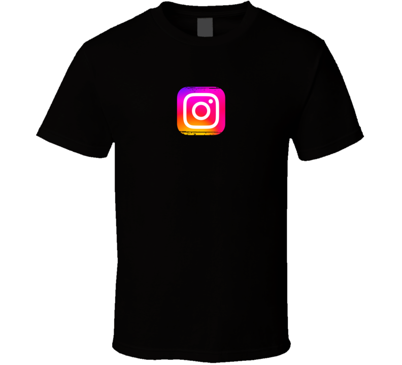 Instagram Logo Distressed Cool T Shirt