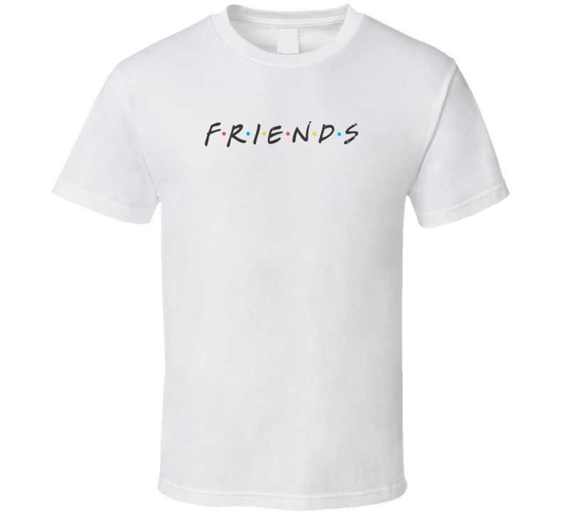Friends Logo Distressed Cool T Shirt