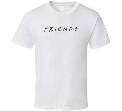 Friends Logo Distressed Cool T Shirt