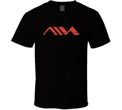 Aiwa Consumer Electronic Logo Distressed Cool T Shirt