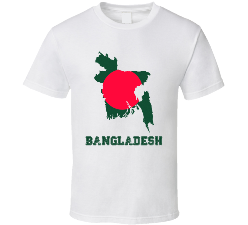 Bangladesh Map T Shirt