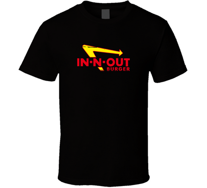 In-n-out Burger Logo Distressed Cool T Shirt