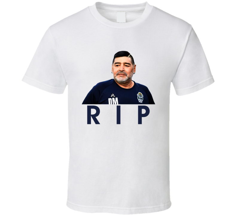 Diego Maradona Rip Football Fan T Shirt