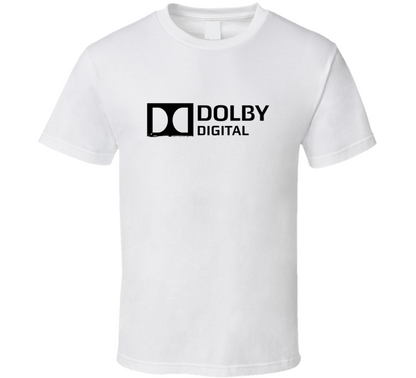 Dolby Digital Logo Distressed Cool T Shirt