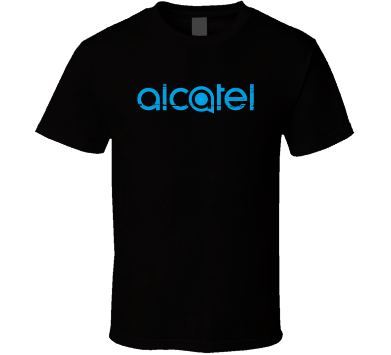 Alcatel Logo Distressed Cool T Shirt