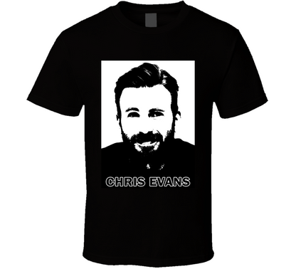 Chris Evans Most Popular Hollywood Actors In The World 2023 Cool Gift T Shirt