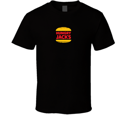 Hungry Jacks Fan Logo Distressed Cool T Shirt