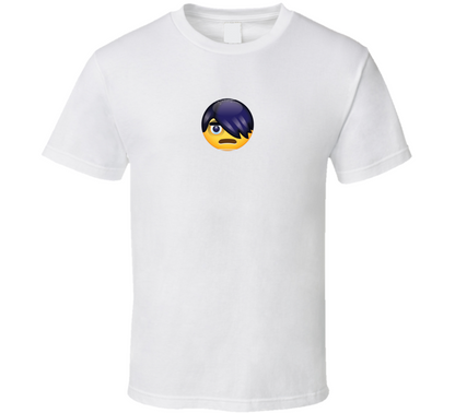 Emo Emoji Logo Distressed Cool T Shirt