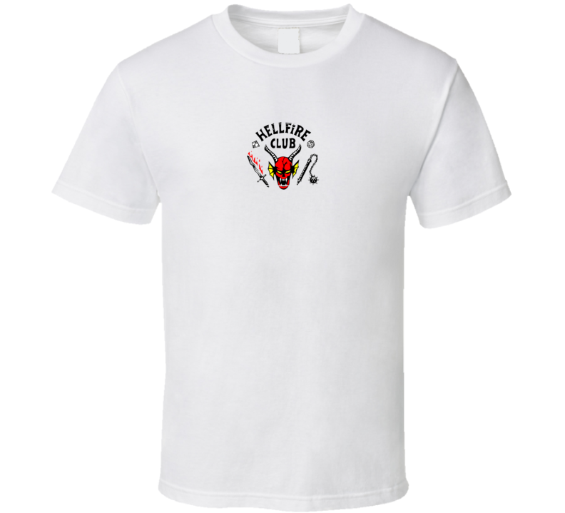 Hell Fire Club Logo Distressed Cool T Shirt