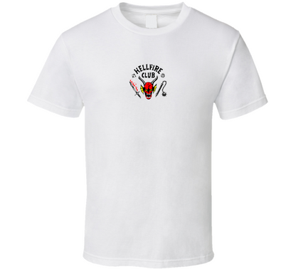 Hell Fire Club Logo Distressed Cool T Shirt