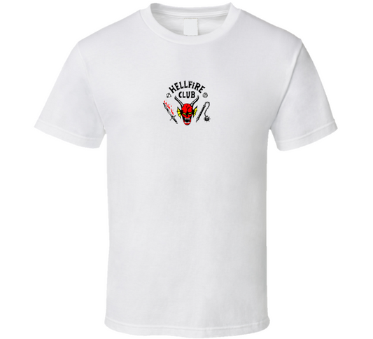 Hell Fire Club Logo Distressed Cool T Shirt