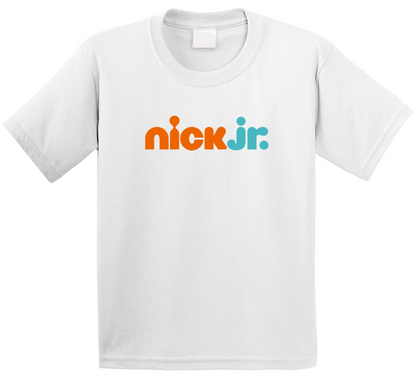 Nick Jr Logo Kids Cartoon T Shirt