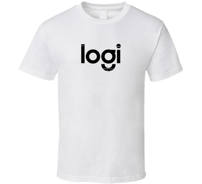 Logi Fan Logo Distressed Cool T Shirt