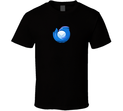 Mozilla Thunderbird Logo Distressed Cool T Shirt