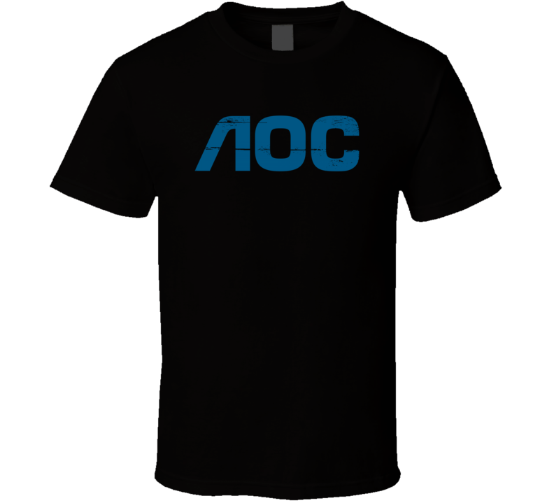 Aoc Logo Distressed Cool T Shirt