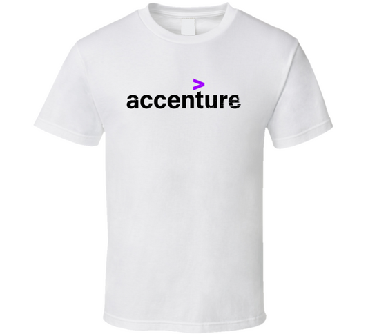 Accenture Logo Distressed Cool T Shirt