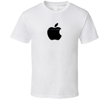 Apple Logo Distressed Cool T Shirt