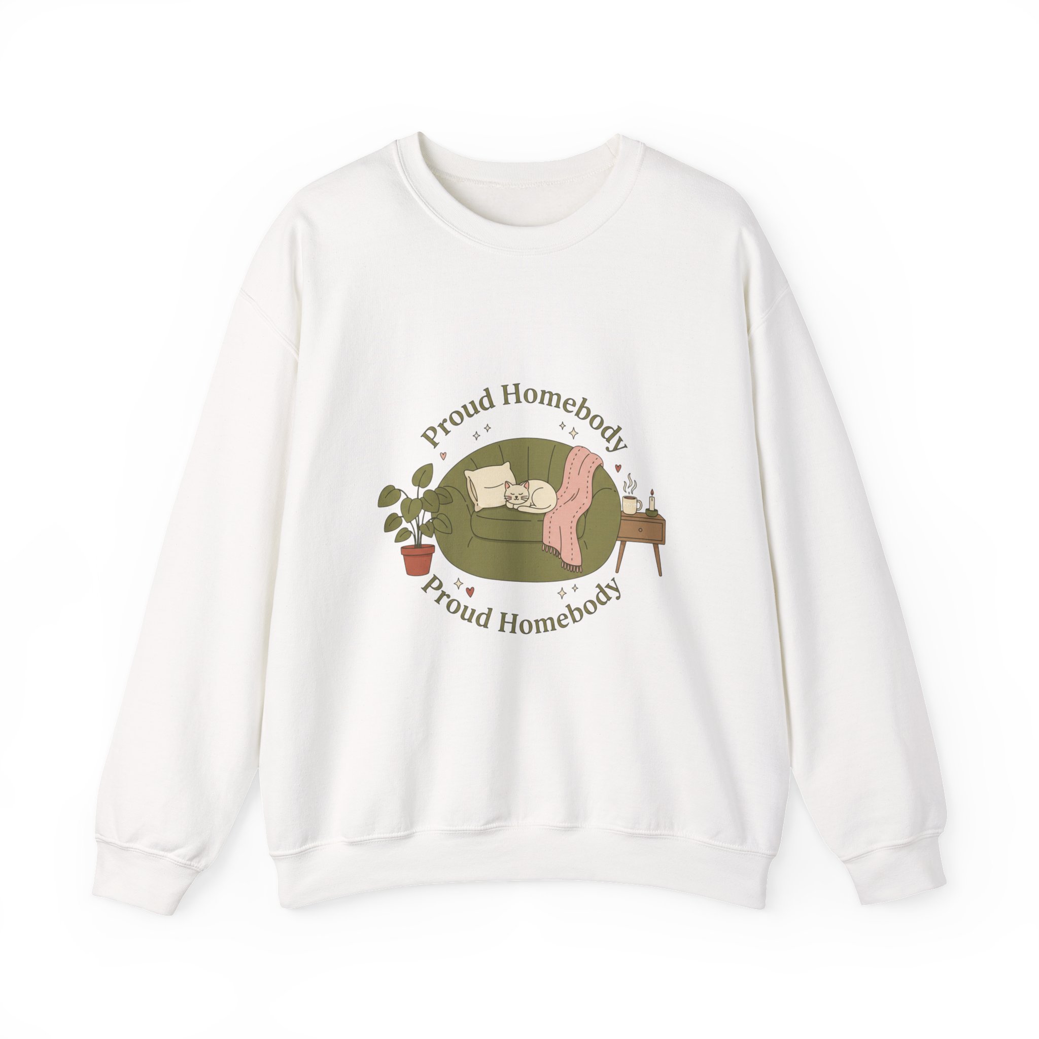 Proud Homebody Crewneck Sweatshirt | homebody, hygge aesthetic