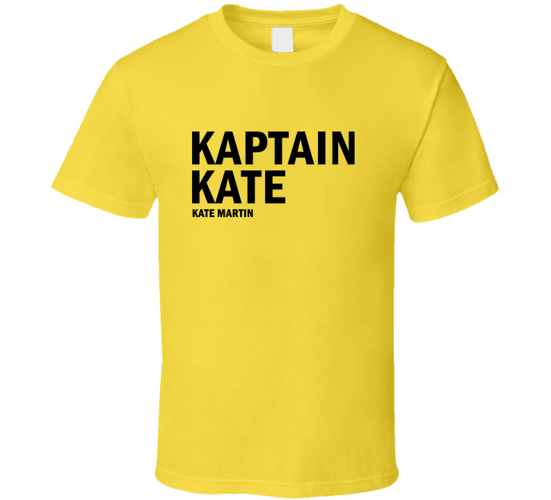 Kaptain Kate Martin Basketball Fan Cool Gift T Shirt