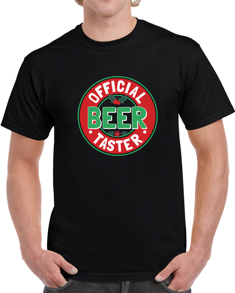 Official Beer Tester Funny Christmas Holiday T Shirt