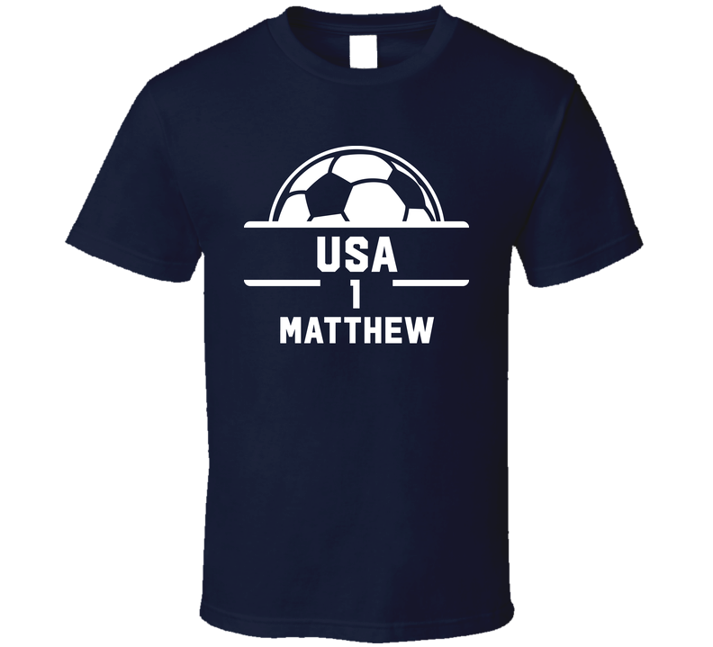 Usa 1 Matthew Turner Soccer Fan Cool Gift T Shirt