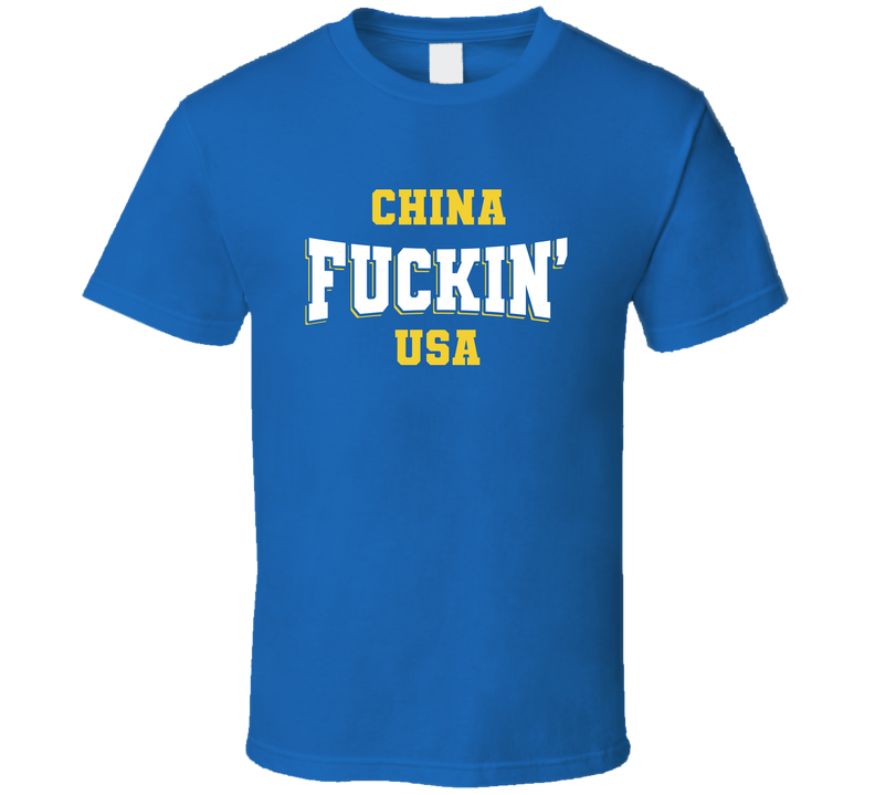 China Fuckin Usa T Shirt