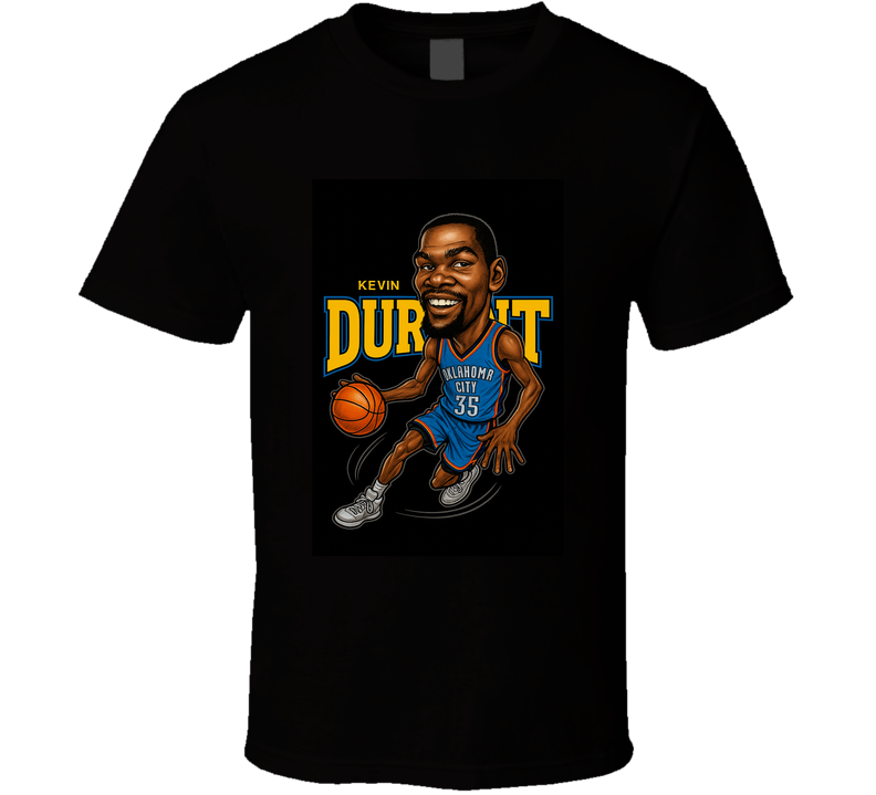 Kevin Durant Vintage Retro Caricature Tee T Shirt