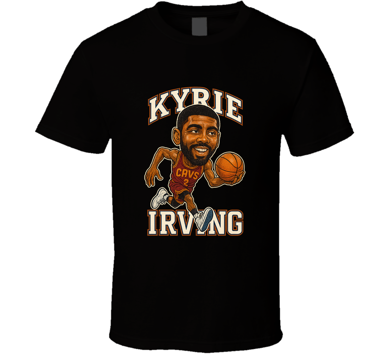 Kyrie Irving Vintage Retro Caricature Tee T Shirt