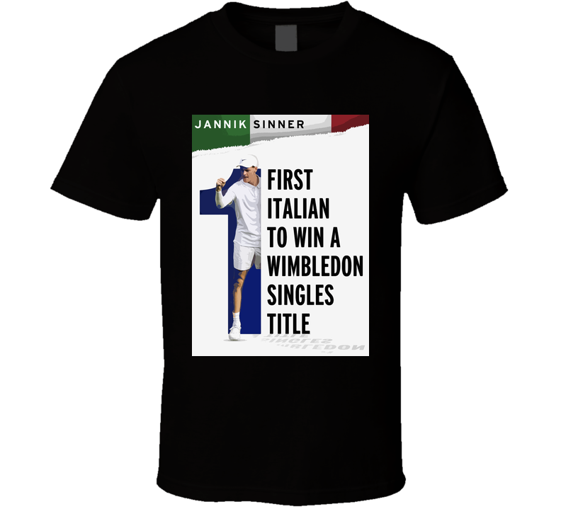 Jannik Sinner Us Open Tennis Fan T Shirt