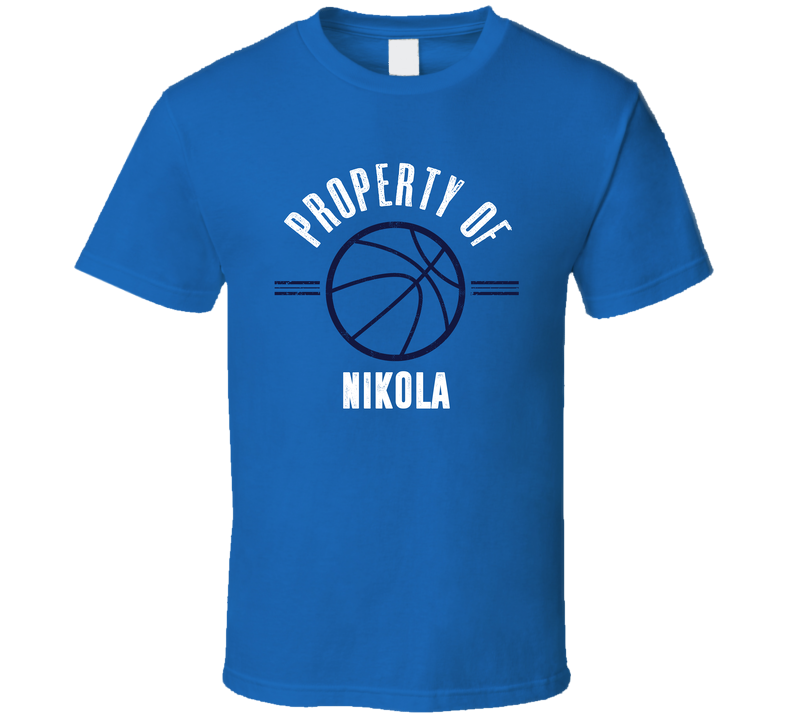 Property Of Nikola Jokic Basketball Fan Trending Gift T Shirt